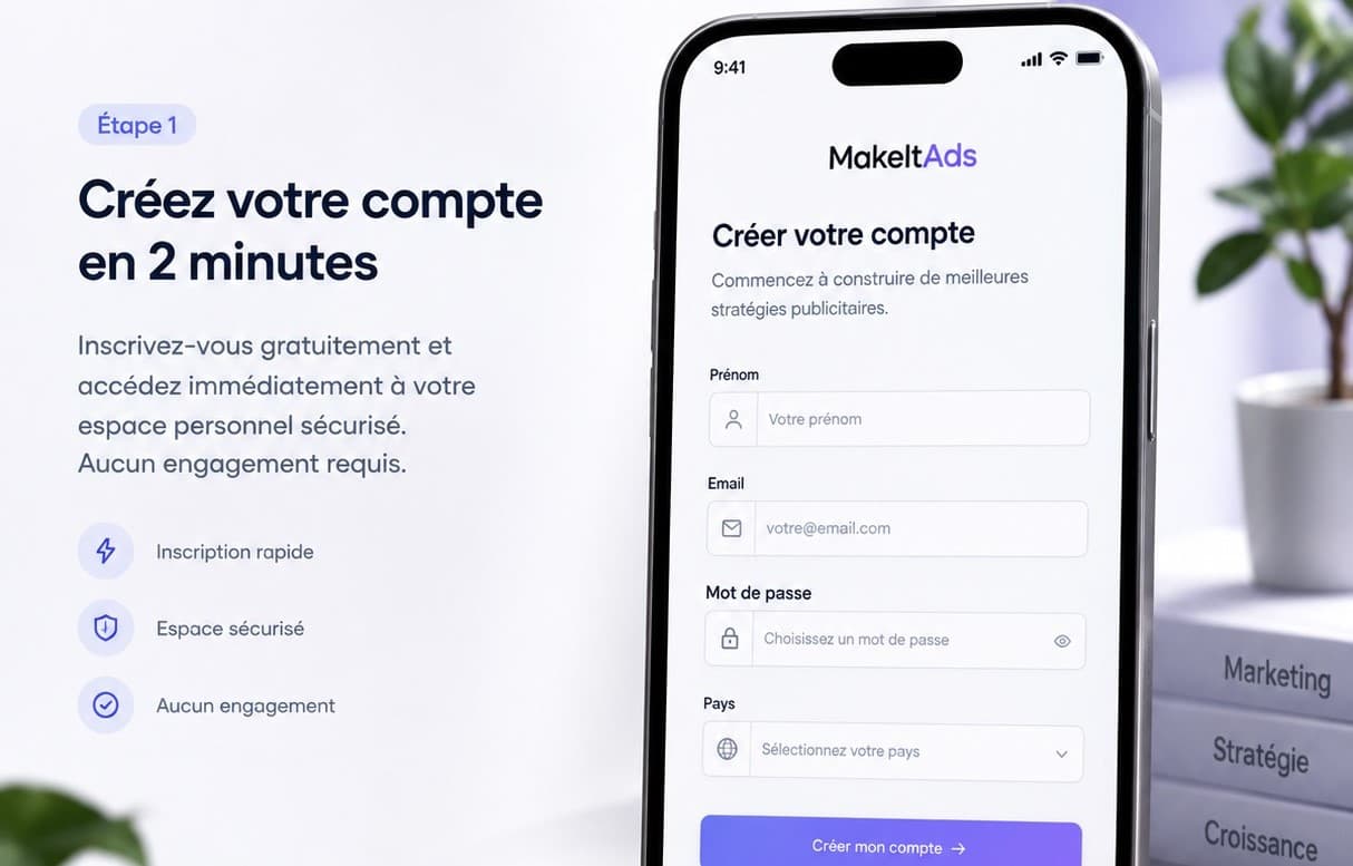 Créez votre compte